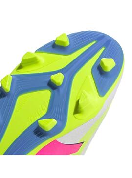 Botas Futbol Niño/a adidas Predator Club Blanco Rosa