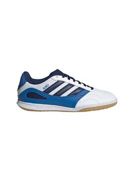 Zapatilla Sala Niño/a adidas Super Sala III Blanca Azul