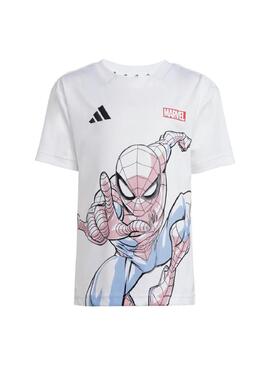 Conjunto Niño/a adidas Marvel Blanco Negro