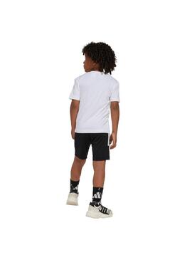Conjunto Niño/a adidas Marvel Blanco Negro
