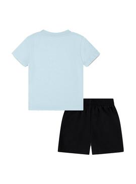 Conjunto Niño/a Nike Rhythm Mesh Celeste