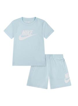 Conjunto Niño/a Nike Club Set Celeste
