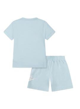 Conjunto Niño/a Nike Club Set Celeste