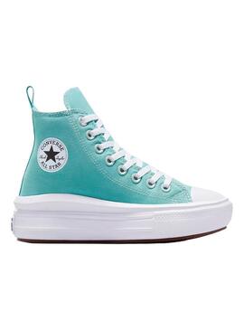 Zapatilla Junior Converse Ctas Move Verde Agua