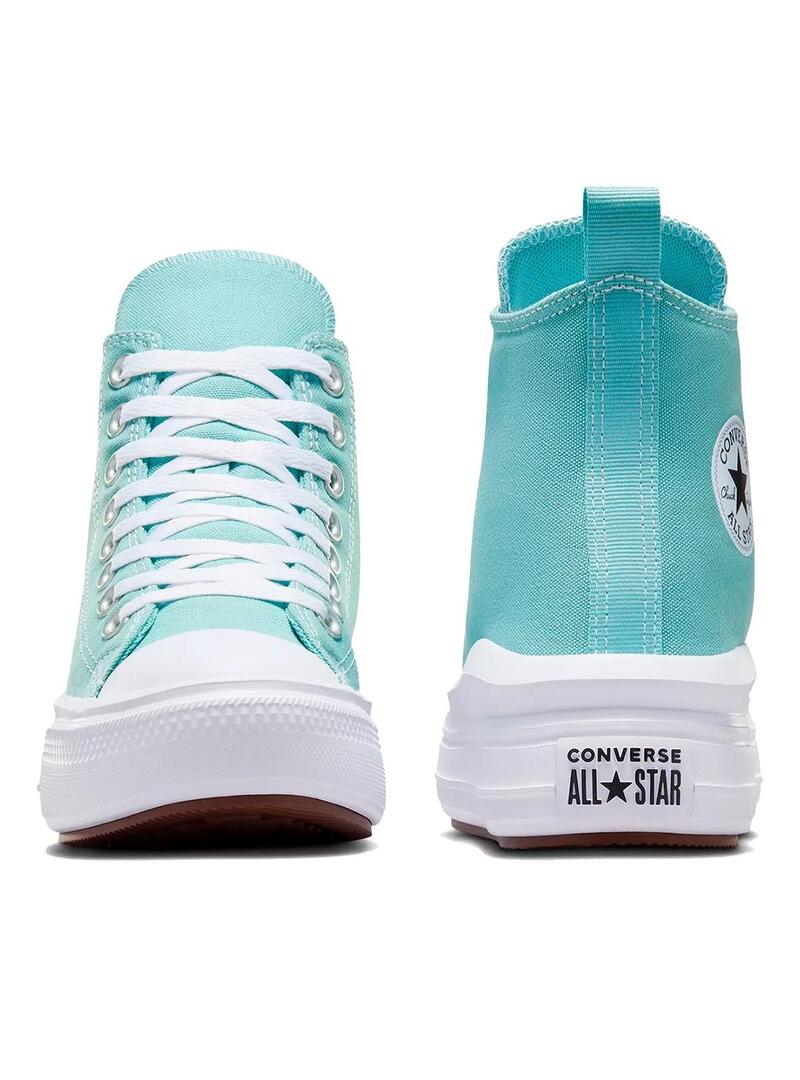 Zapatilla Junior Converse Ctas Move Verde Agua