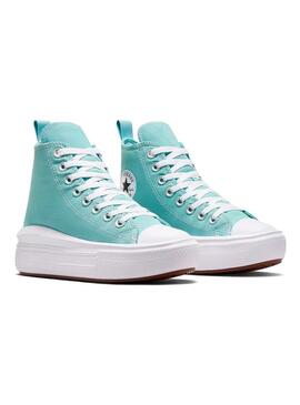 Zapatilla Junior Converse Ctas Move Verde Agua