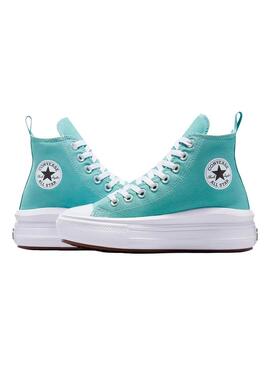 Zapatilla Junior Converse Ctas Move Verde Agua