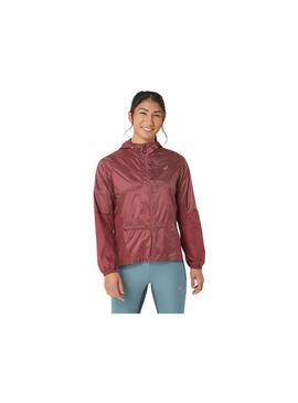 Cortavientos Mujer Asics Nagino Run Granate