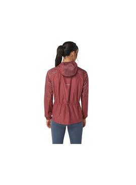 Cortavientos Mujer Asics Nagino Run Granate