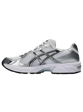 Zapatilla Unisex Asics Gel-1130 Plata Blanca