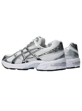 Zapatilla Unisex Asics Gel-1130 Plata Blanca