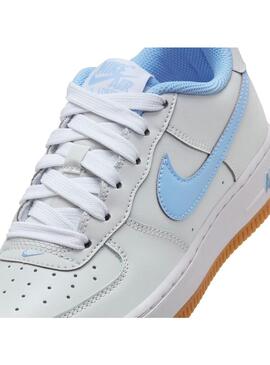 Zapatilla Niño/a Nike Air Force Gris Azul