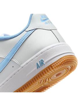 Zapatilla Niño/a Nike Air Force Gris Azul