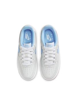 Zapatilla Niño/a Nike Air Force Gris Azul