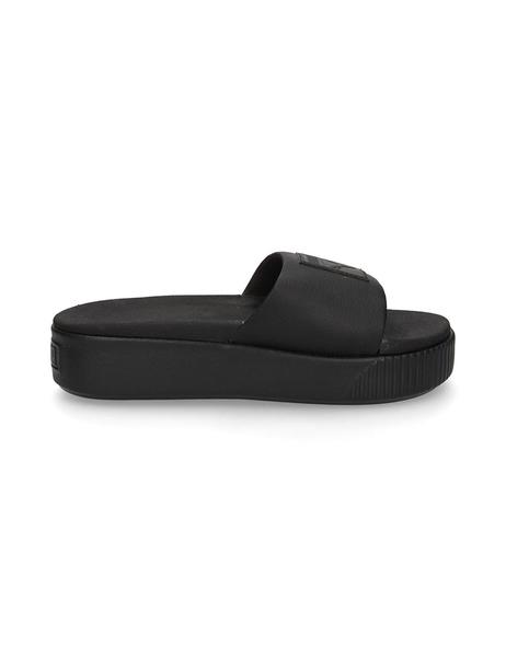 Chanclas Mujer Platform Negras