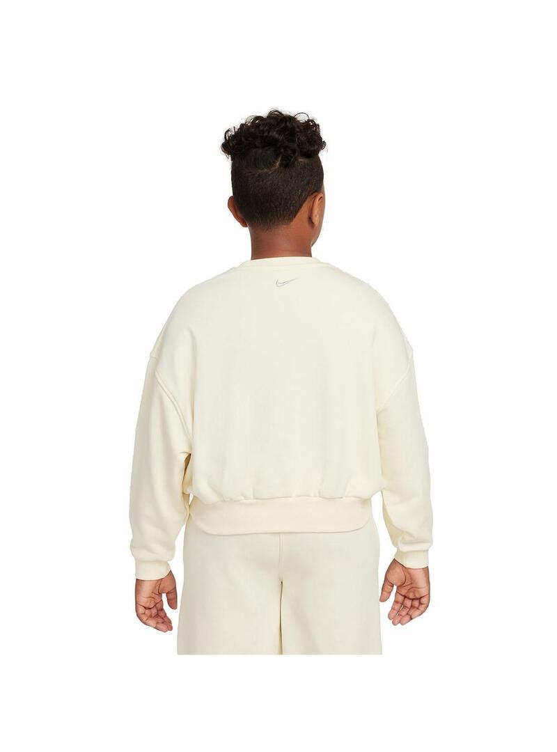 Sudadera Niño/a Nike Nsw Club Beige