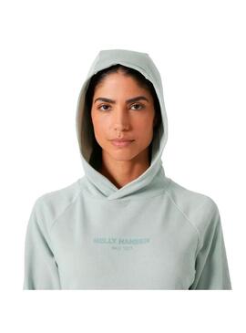 Sudadera Mujer Helly Hansen Core Verde Agua