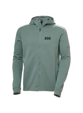 Chaqueta Hombre Helly Hansen Tech Sweat Hooded Verde