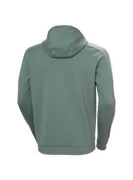 Chaqueta Hombre Helly Hansen Tech Sweat Hooded Verde