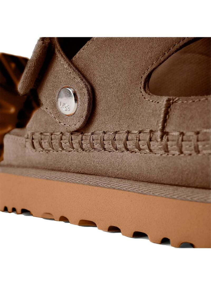 Sandalia Mujer UGG Goldenstar Glide Gris