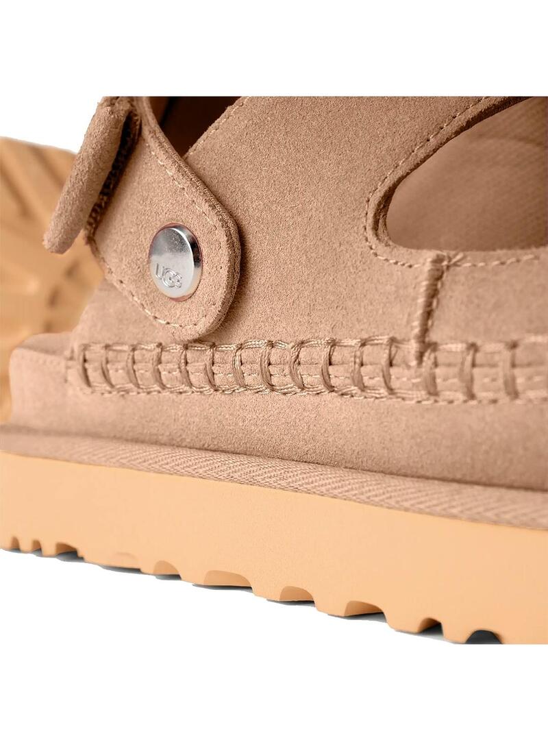 Sandalia Mujer UGG Goldenstar Glide Beige