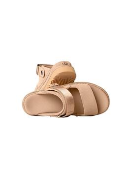 Sandalia Mujer UGG Goldenstar Glide Beige