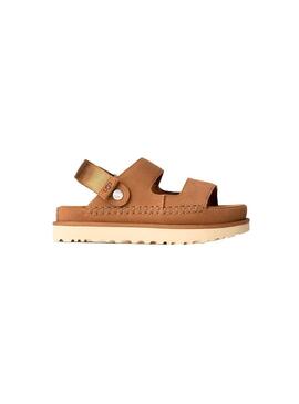 Sandalia Mujer UGG Goldenstrar Glide Marron