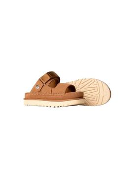 Sandalia Mujer UGG Goldenstrar Glide Marron