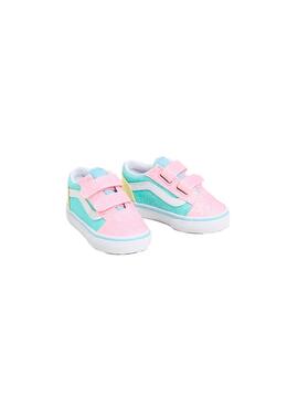 Zapatilla Baby Vans Old Skool V Purpurina