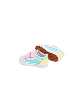 Zapatilla Baby Vans Old Skool V Purpurina