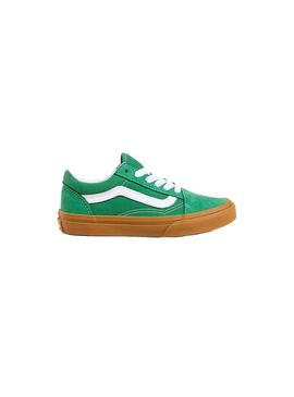 Zapatilla Niño Vans Old Skool Verde