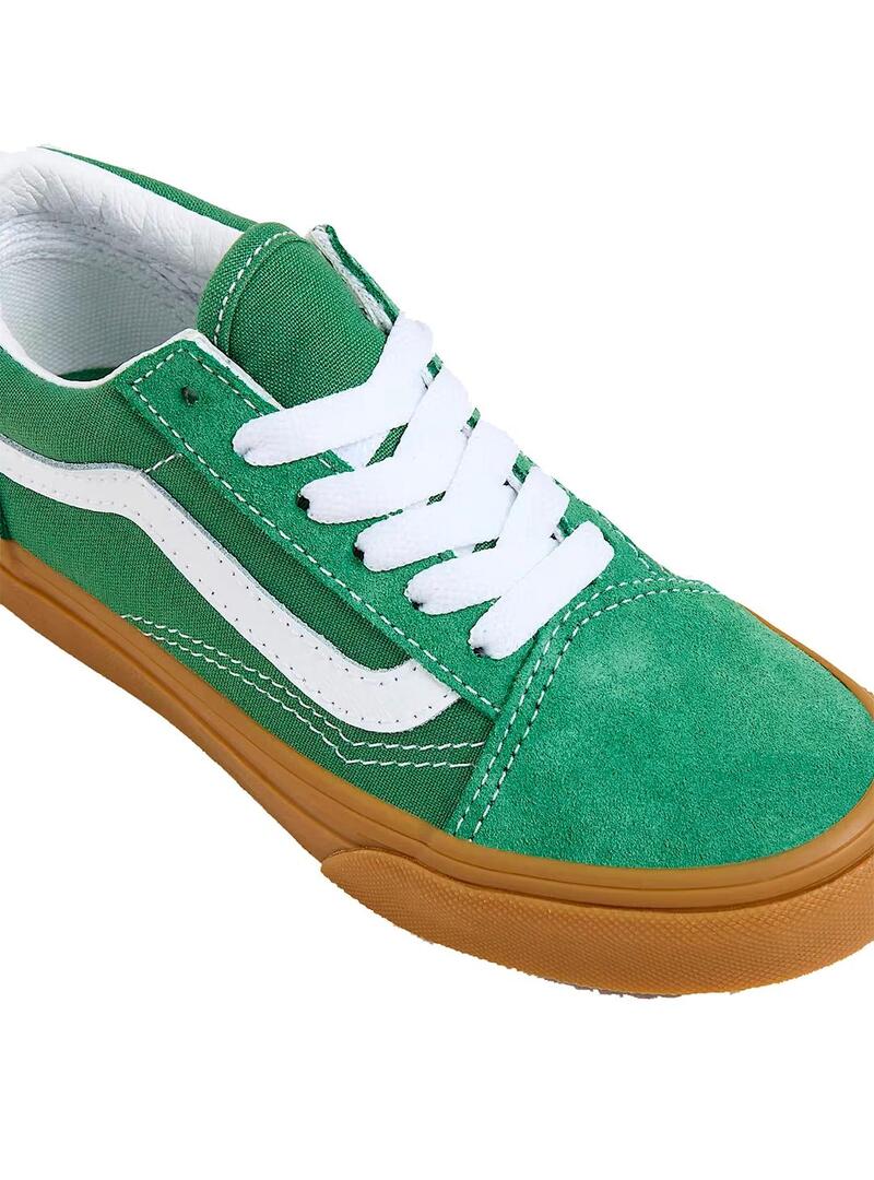 Zapatilla Niño Vans Old Skool Verde