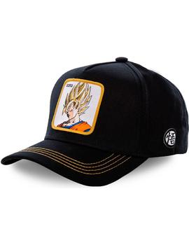 Gorra Unisex Capslab Goku Negro