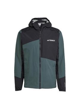 Chaqueta Hombre adidas  Terrex HYBR RR Negro Verde