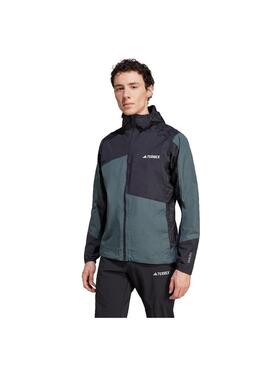 Chaqueta Hombre adidas  Terrex HYBR RR Negro Verde