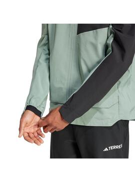 Cortavientos Hombre adidas Terrex Multi Verde