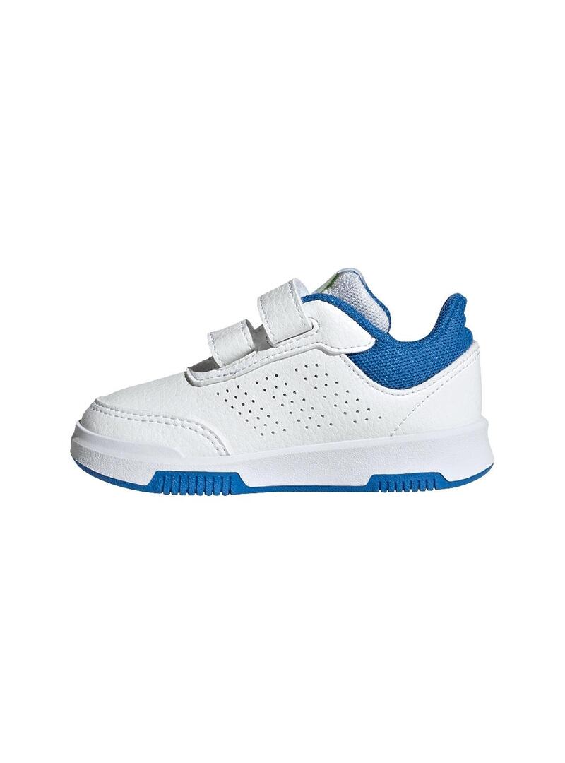 Zapatilla Baby adidas Tensaur Blanca Royal Verde