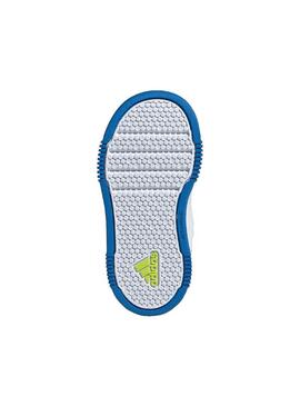 Zapatilla Baby adidas Tensaur Blanca Royal Verde