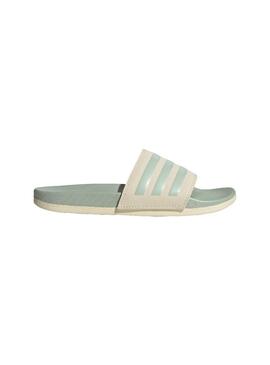 Chancla Unisex adidas Adilette Comfort Crema/Mint