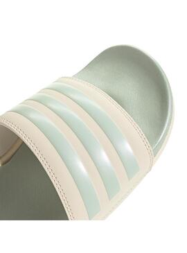Chancla Unisex adidas Adilette Comfort Crema/Mint