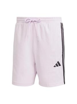Pantalón corto Hombre adidas 3S Lila Negro