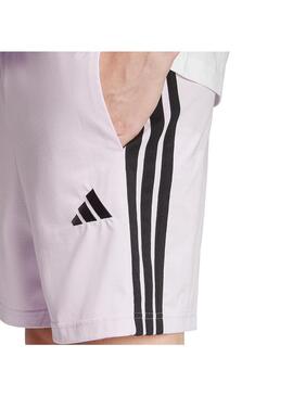 Pantalón corto Hombre adidas 3S Lila Negro