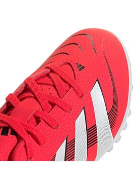 Bota Niño adidas Predator Club Tf Rojo Fluor