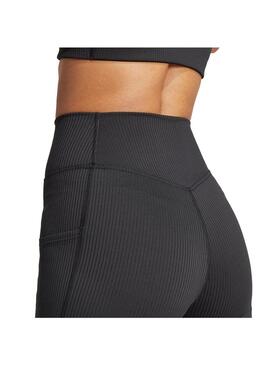 Malla corta Mujer adidas Opt Rib Negro