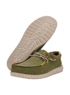 Zapato Hombre Hey Dudde Wally Coastline Verde