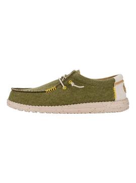 Zapato Hombre Hey Dudde Wally Coastline Verde