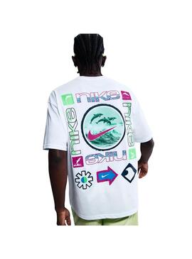 Camiseta Hombre Nike M90 Blanca