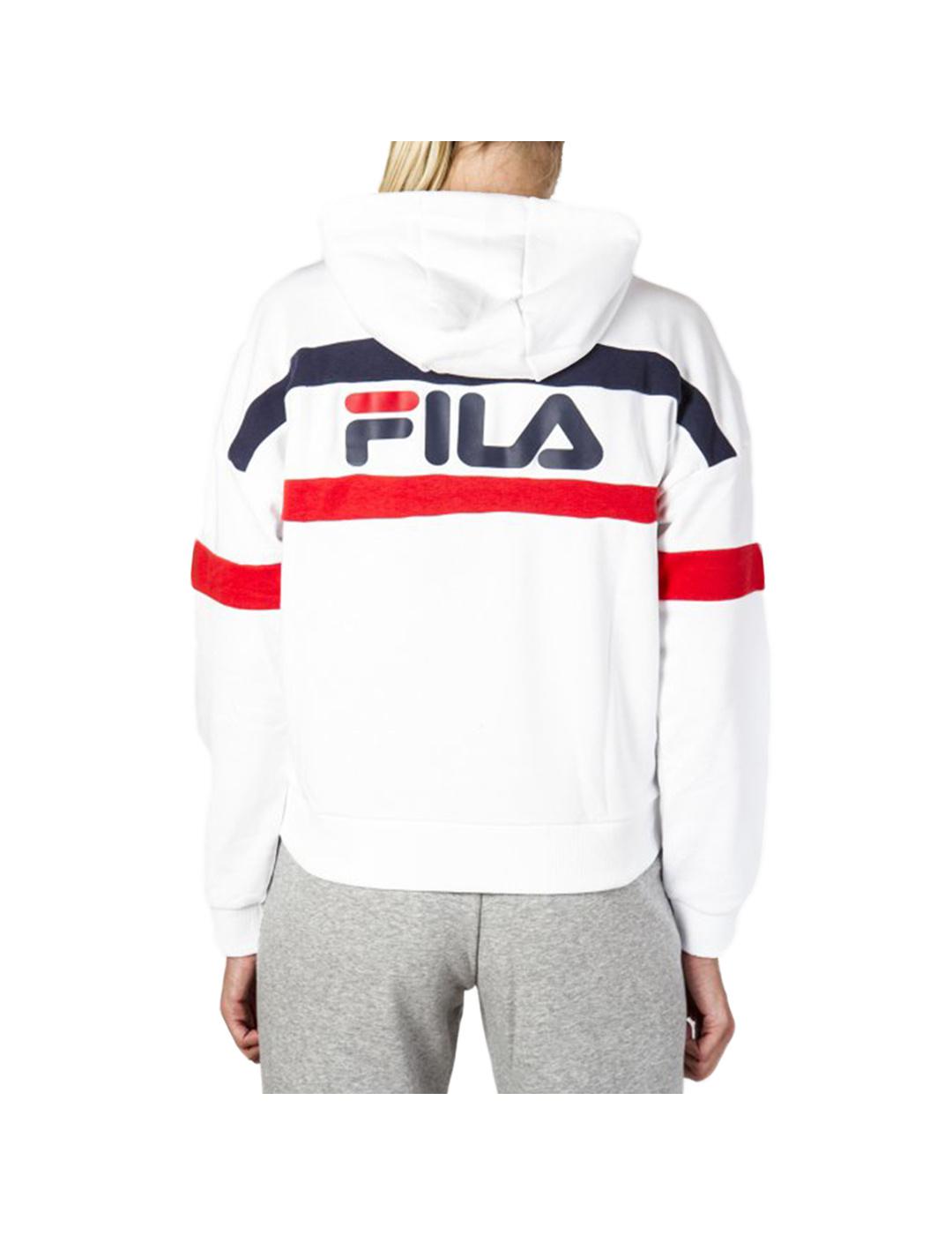 Sudadera fila cheap blanca mujer