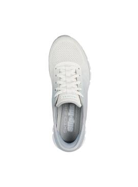 Zapatilla Mujer Skechers Glide Step Grises