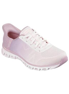 Zapatilla Mujer Skechers Glide Rosa Lila